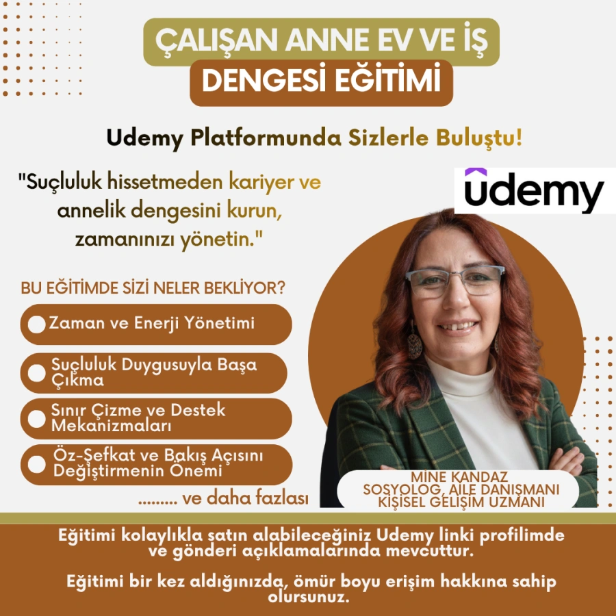 Çalışan Anne Ev ve İş Dengesi Eğitimi